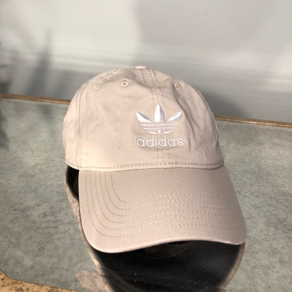 Tan/nude Adidas baseball cap